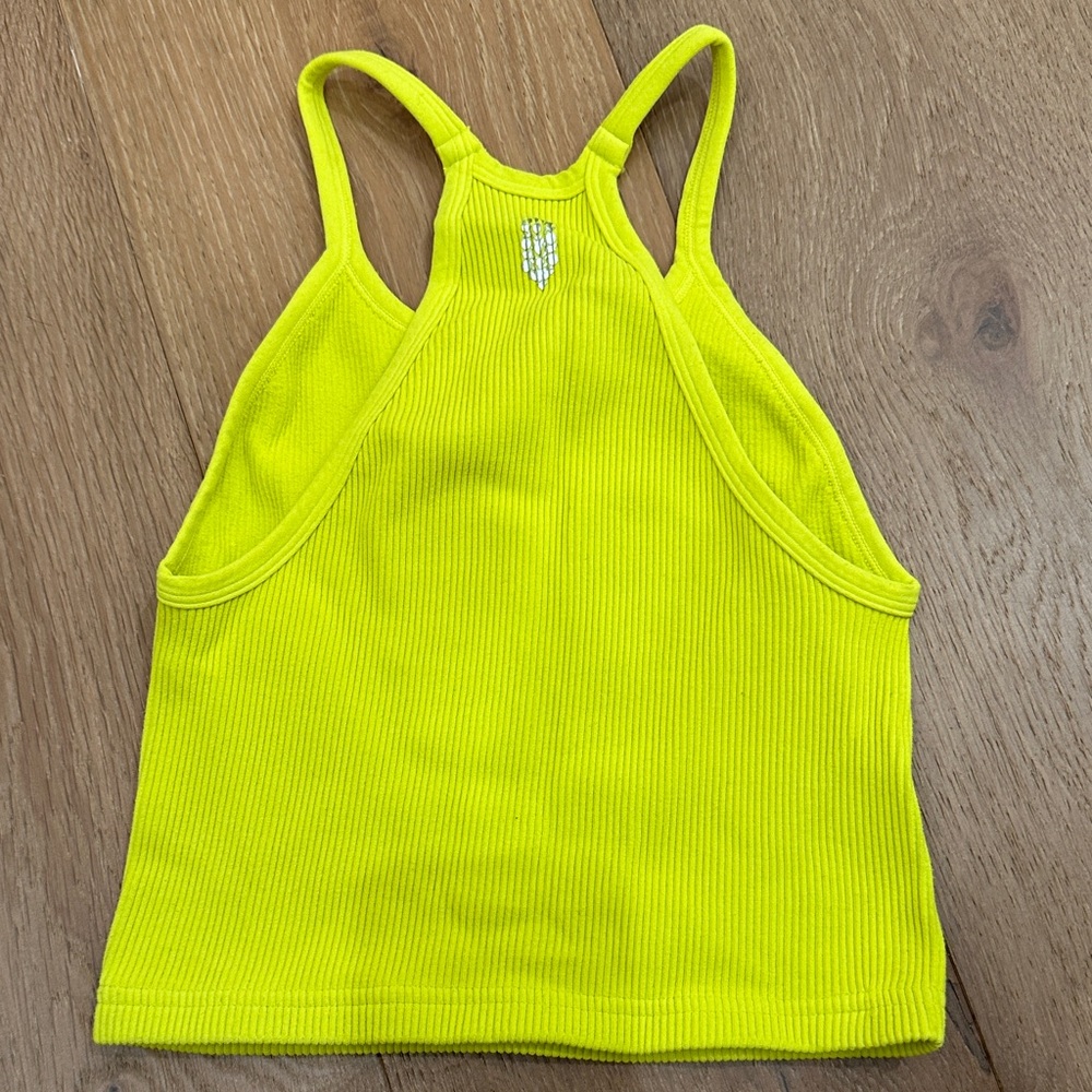 Free People Lemon Ribbed Tank - Picture 3 of 5